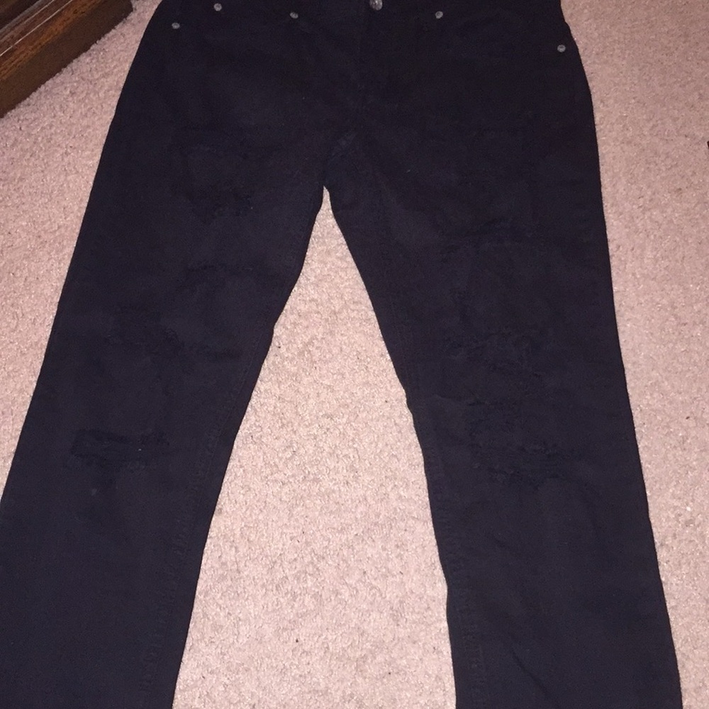 Black Ripped Skinny Jeans